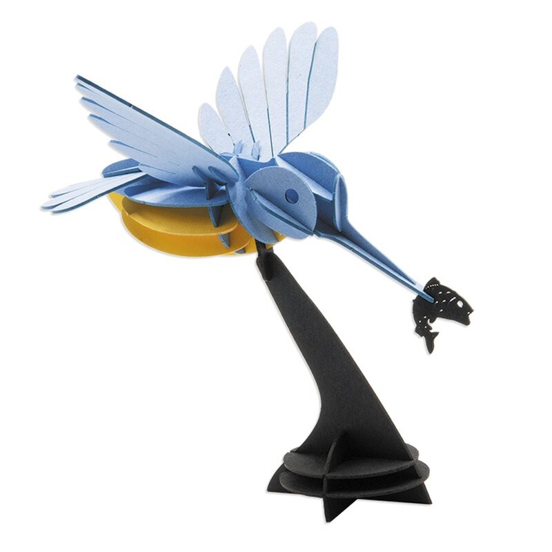 Fridolin - 3D Papiermodel IJsvogel