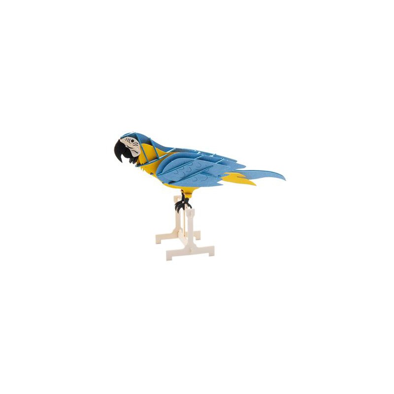 Fridolin - 3D Papiermodel Papegaai