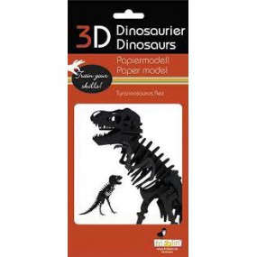 Fridolin - 3D Papiermodel Dromaeosaurus