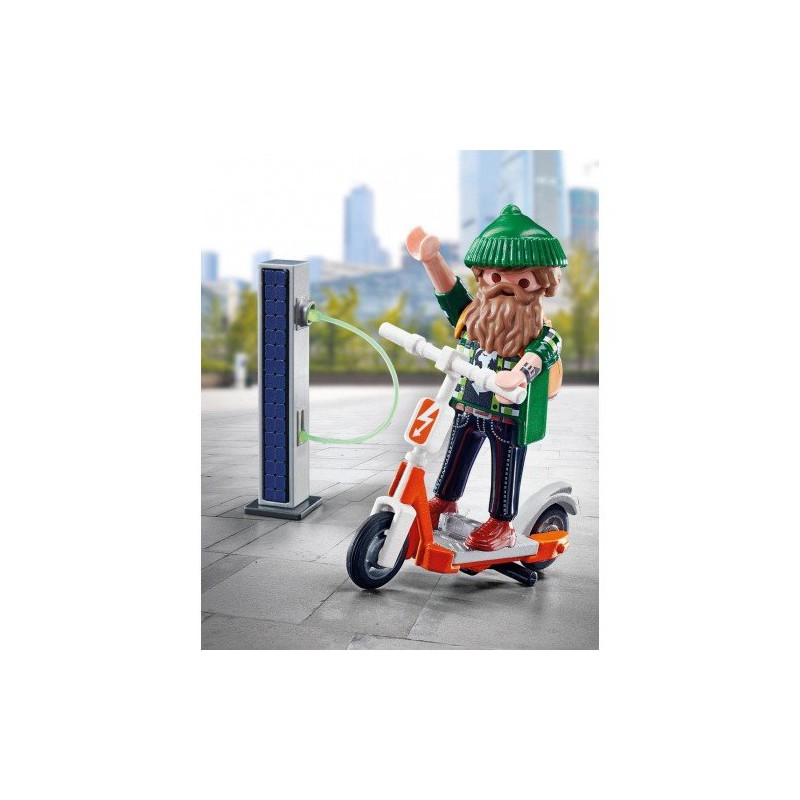 Playmobil SpecialPlus 70873  Hipster met E-scooter