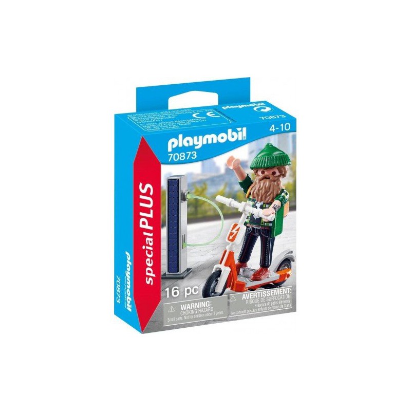 Playmobil SpecialPlus 70873  Hipster met E-scooter