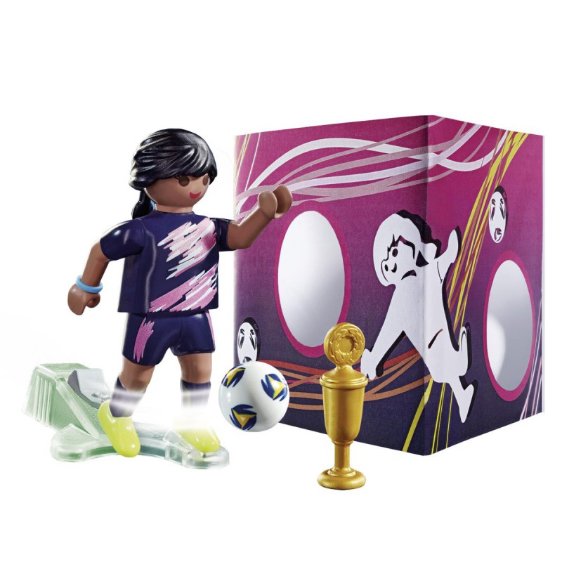 Playmobil SpecialPlus 70875 Voetbalster met doelmuur