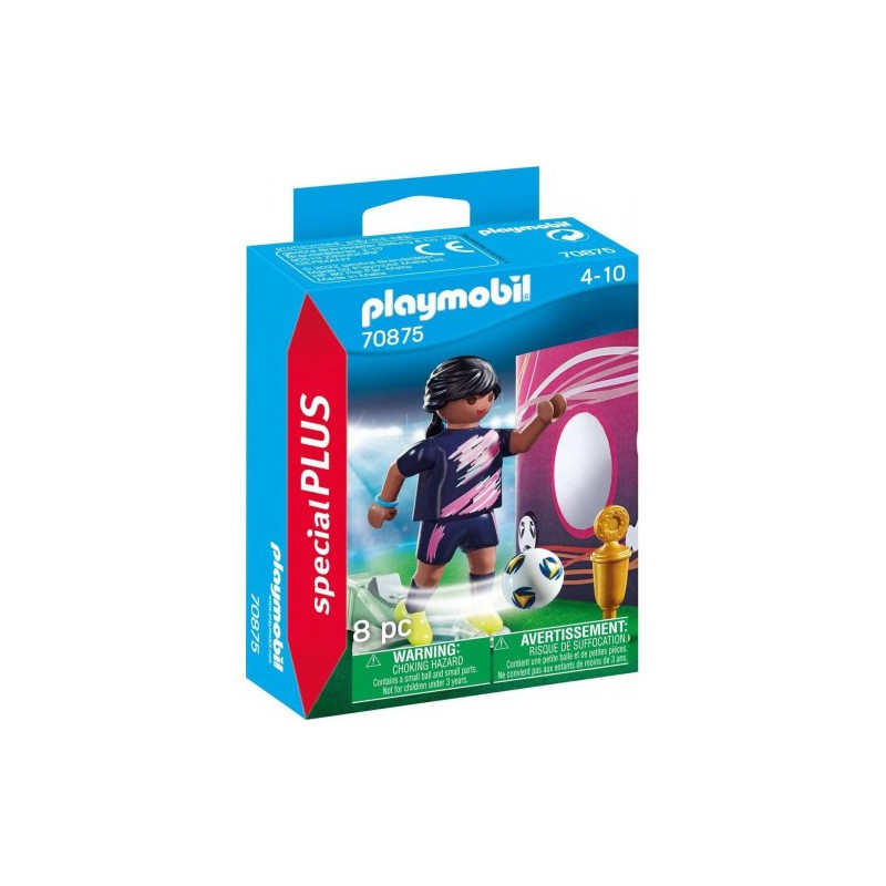 Playmobil SpecialPlus 70875 Voetbalster met doelmuur