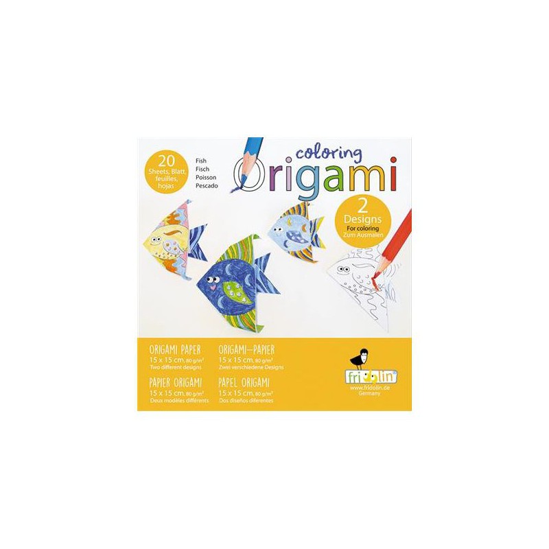 Fridolin Coloring Origami Vis 15*15