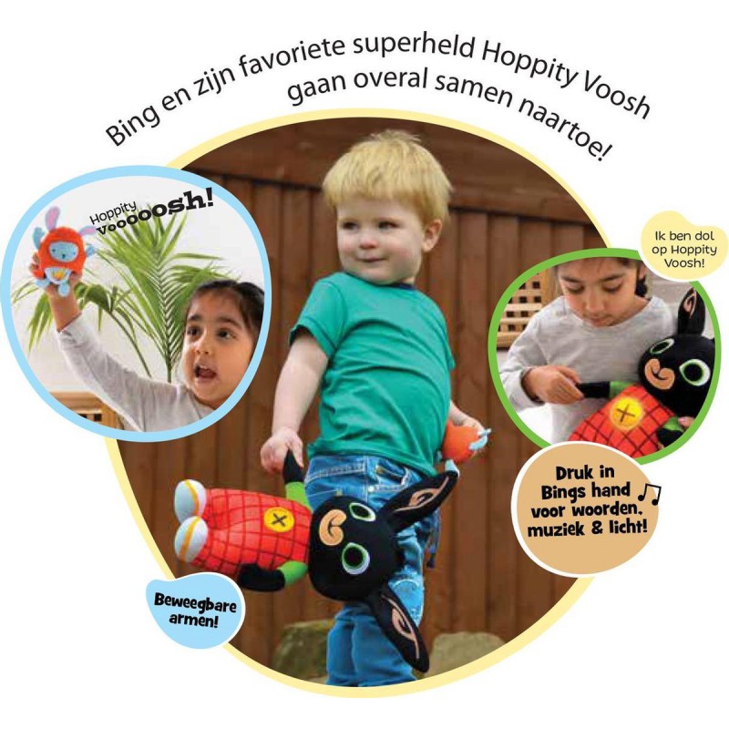 Bing -  Pratende Bing met licht & Hoppity