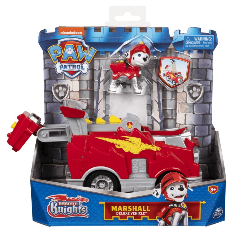 Paw Patrol - Rescue Knights Marshall Deluxe Vehicle