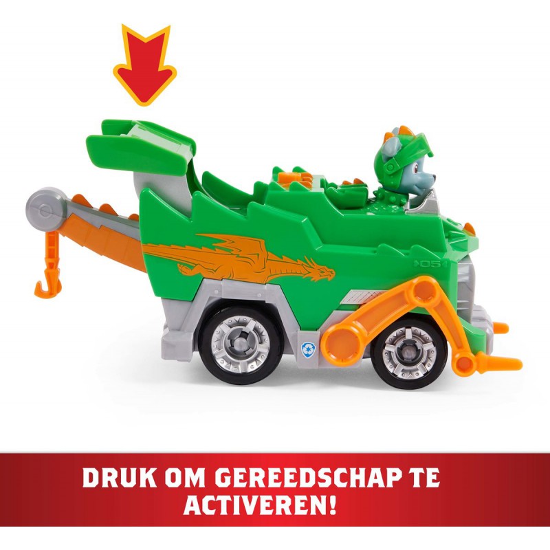 Paw Patrol - Rescue Knights Rocky Deluxe Vehicle