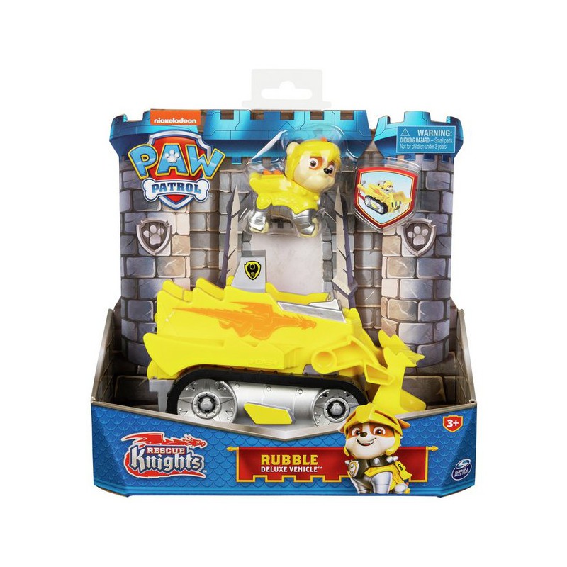 Paw Patrol - Rescue Knights Rubble Deluxe Vehicle