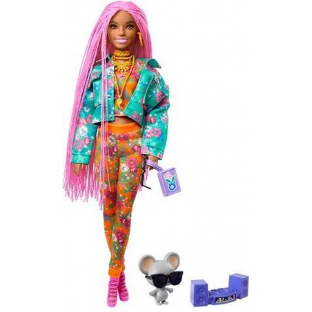 Barbie Extra, Pop Nr 10. Roze Haar