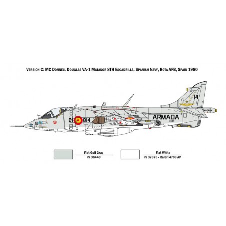 AV-8A Harrier 1:72, italeri