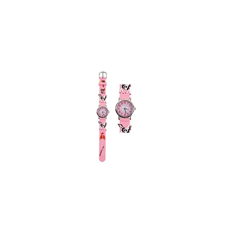 BB Time - Horloge Roze Paarden