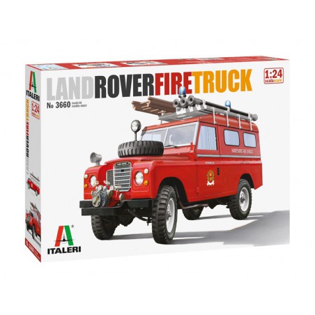 Land Rover Fire Truck 1:24, Italeri