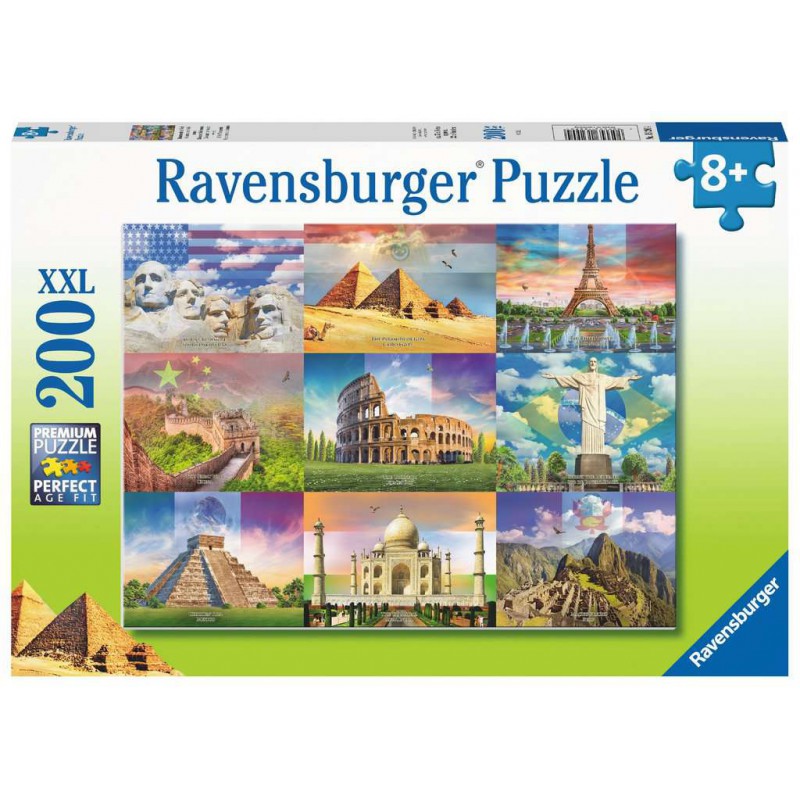 Monumenten van de wereld, 200 XL stukjes Ravensburger