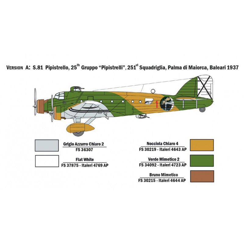 SM.81 Pipistrello, Italeri