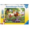Wilde paarden bij de rivier, 300 stukjes Ravensburger