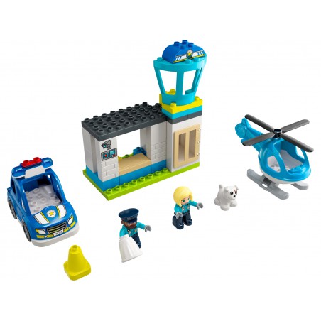 LEGO DUPLO - 10959 Politiebureau en Helicopter