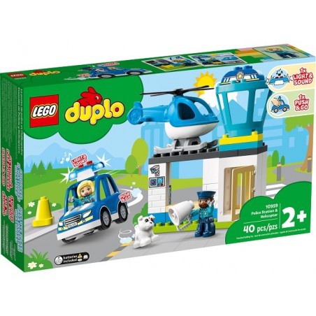 LEGO DUPLO - 10959 Politiebureau en Helicopter