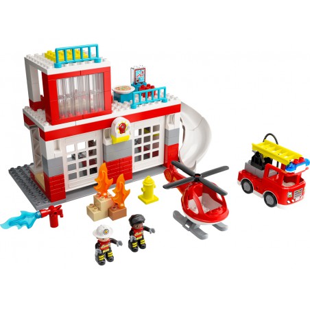 LEGO DUPLO - 10970 Brandweerkazerne en Helikopter
