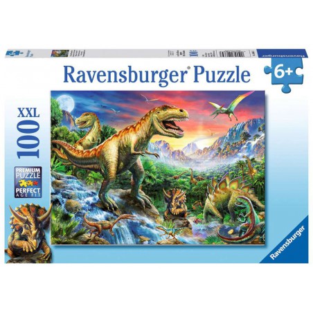 Ravensburger 100stukjes Bij de dinosaurussen