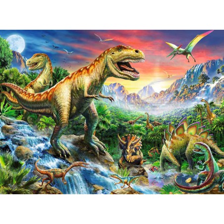 Ravensburger 100stukjes Bij de dinosaurussen