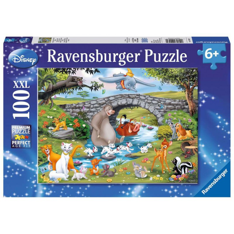 Disney Familie van de Animal Friends 100stukjes Ravensburger