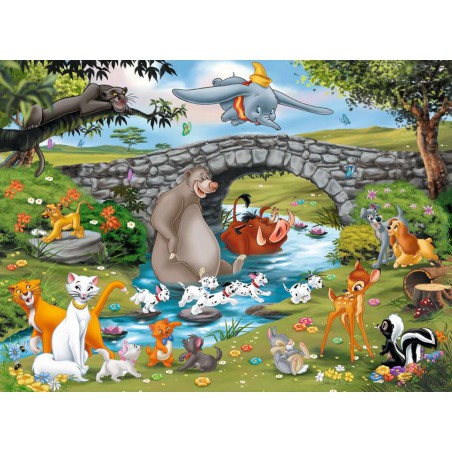 Disney Familie van de Animal Friends 100stukjes Ravensburger