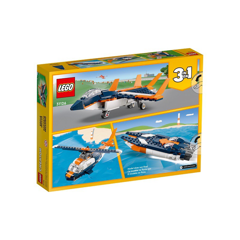 LEGO CREATOR - 31126 Supersonische straalvliegtuig
