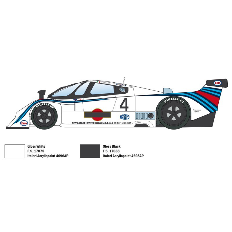 Lancia LC2, Italeri