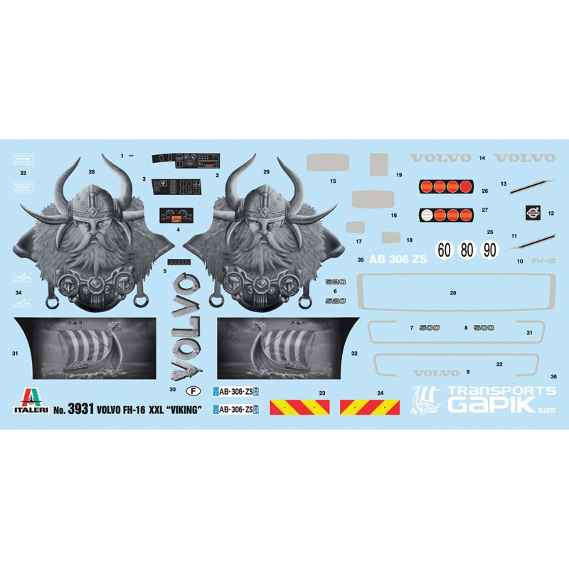 Volvo FH16, Italeri