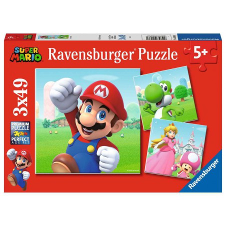Super Mario 3x49 stukjes Ravensburger