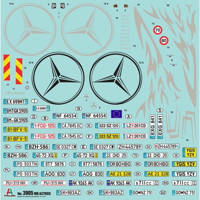 Mercedes Benz Actros MP4 Gigaspace, Italeri