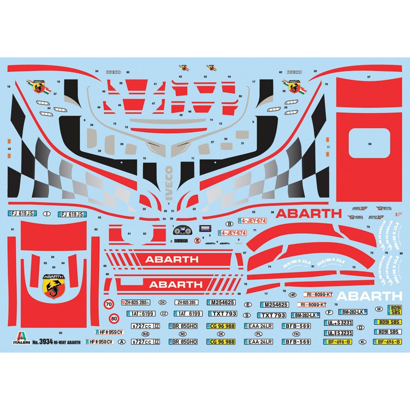 Iveco Hi-Way E5 Abarth, Italeri