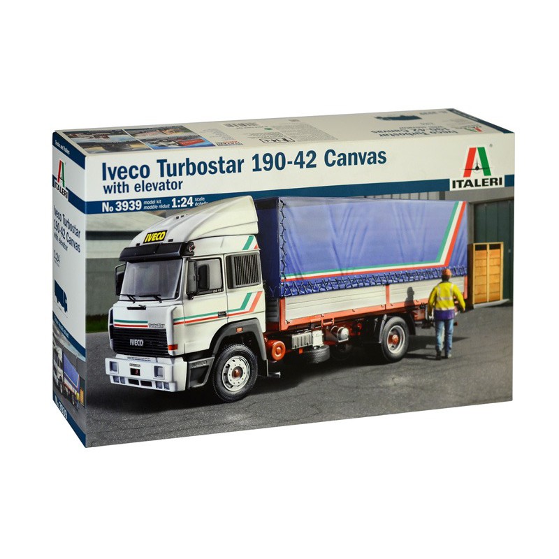 Iveco Turbostar 190-42 Canvas met lift, Italeri
