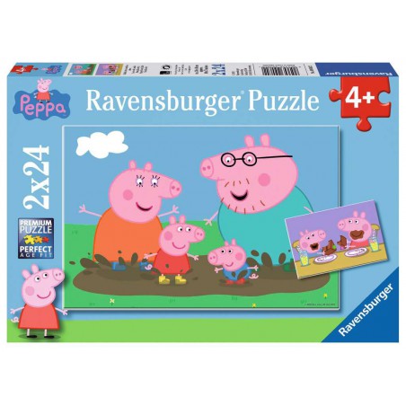 Peppa pig 2x24 stukjes Ravensburger
