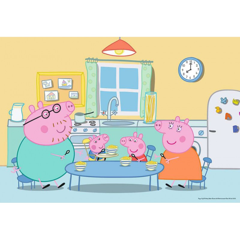 Thuis bij Peppa Pig 2x12 stukjes Ravensburger