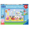 De avonturen van Peppa Pig 2x12 stukjes Ravensburger De avonturen van Peppa Pig 2x12 stukjes Ravensburger