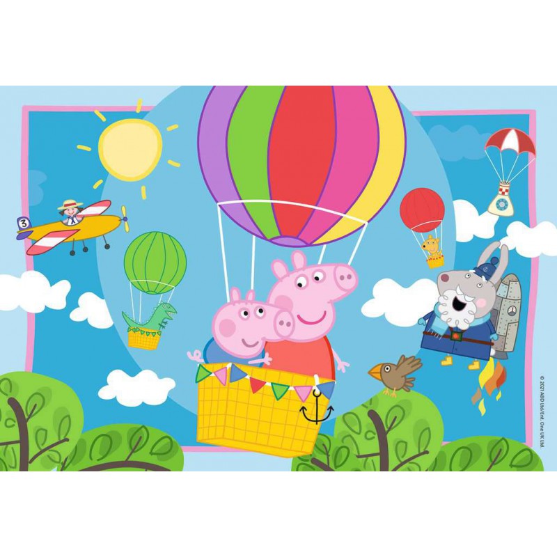De avonturen van Peppa Pig 2x12 stukjes Ravensburger