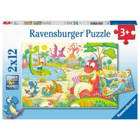 Lievelingsdino's 2x12 stukjes Ravensburger