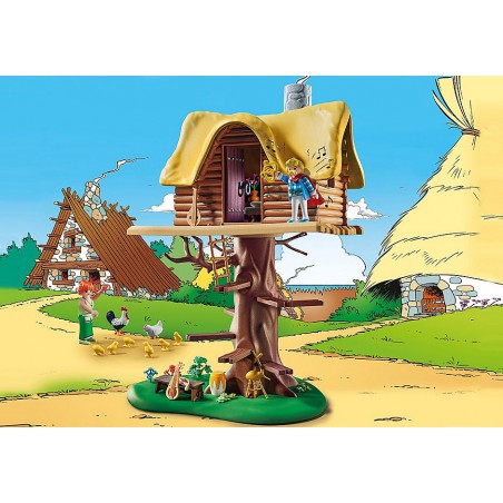 Playmobil - Asterix 71016 Kakofonix met boomhut