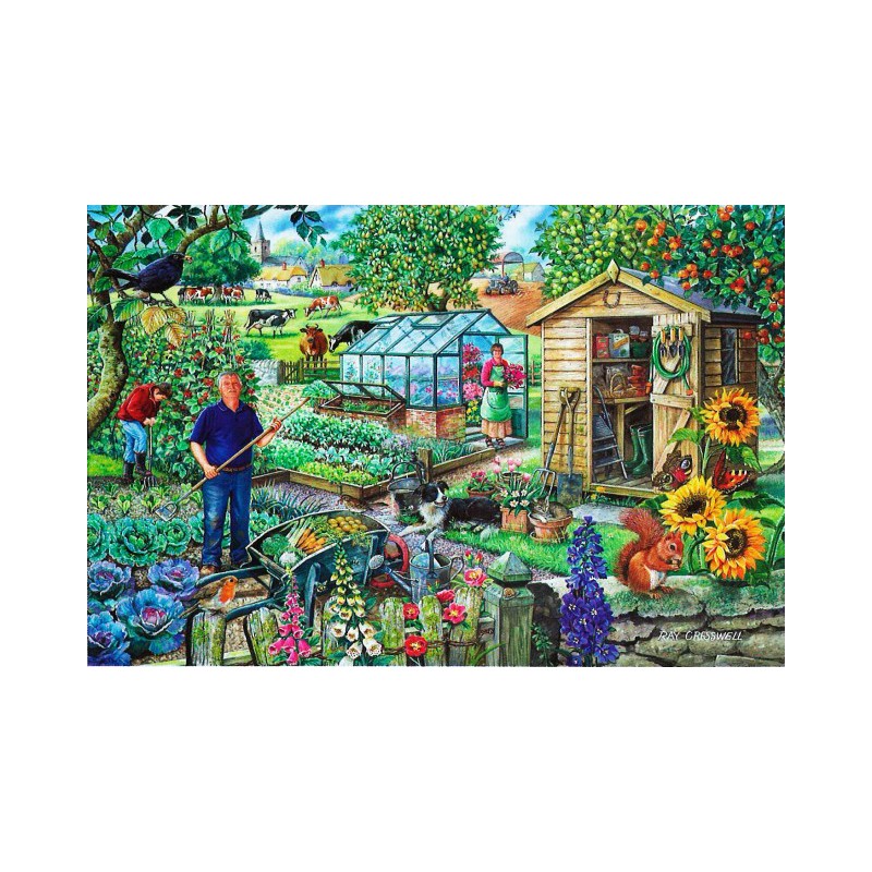 At the Allotment, Hop Puzzels 500 XL stukjes