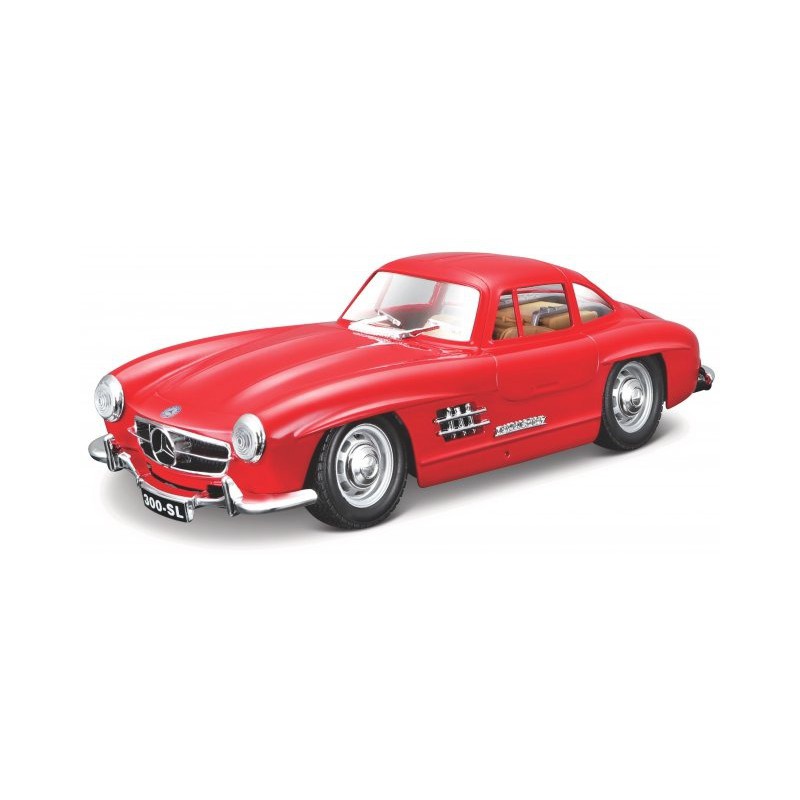 1954 Mercedes-Benz 300 SL rood 1:18, Bburago