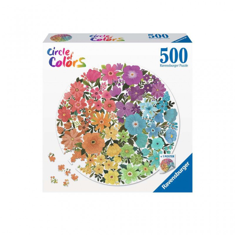Circle of Colours: Flowers - 500 stukjes Ravensburger