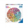 Circle of Colours: Flowers - 500 stukjes Ravensburger Circle of Colours: Flowers - 500 stukjes Ravensburger