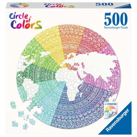 Circle of Colours: Mandala - 500 stukjes Ravensburger