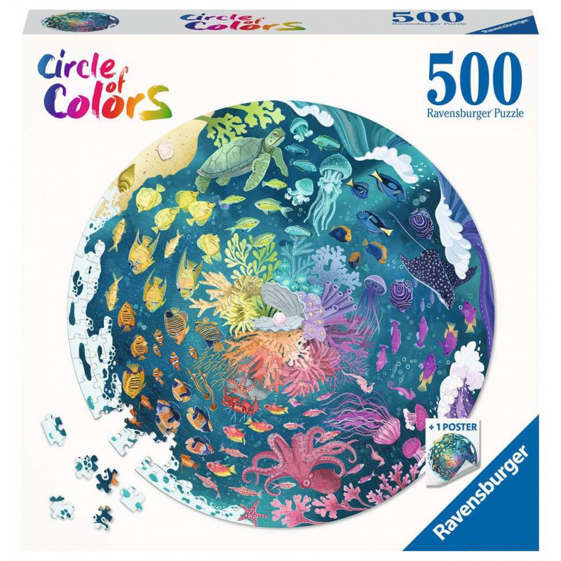 Circle of Colours: Ocean and submarine - 500 stukjes Ravensburger