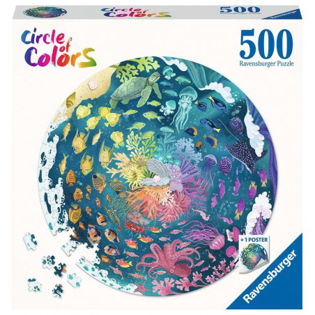 Circle of Colours: Ocean and submarine - 500 stukjes Ravensburger