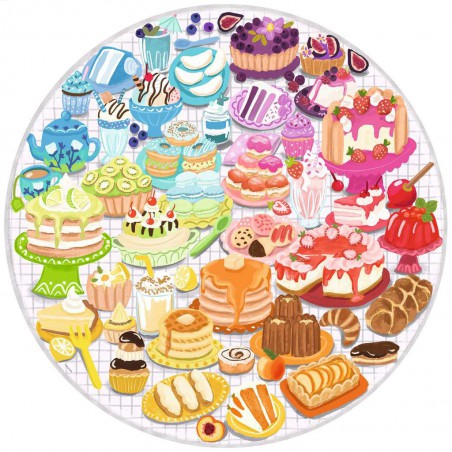 Circle of Colours: Desserts pastries - 500 stukjes Ravensburger