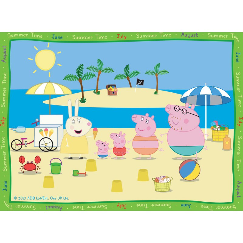 Peppa Pig, Vier seizoenen 12+16+20+24 stukjes Ravensburger