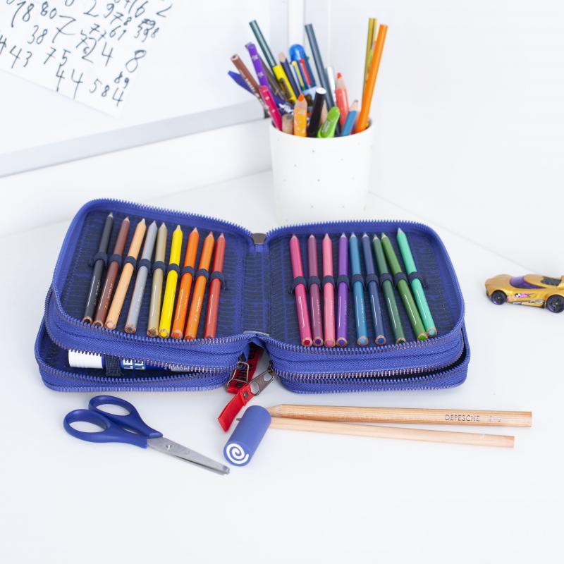 Monster Cars 3-vaks etui LED Monster Truck