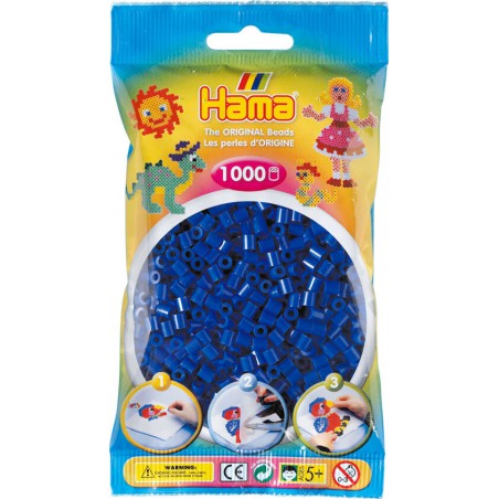 Hama strijkkralen - 1000 stuks - Blauw